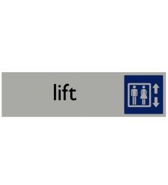 Informatiebord | Lift | 165 x 44 mm