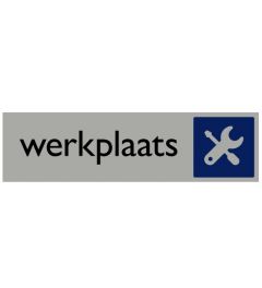 Pictogrambord | Werkplaats | 165 x 44 mm