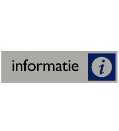 Informatiebord | Informatie | 165 x 44 mm