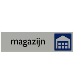 Informatiebord | Magazijn | 165 x 44 mm