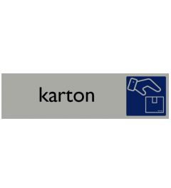 Informatiebord | Karton | 165 x 44 mm