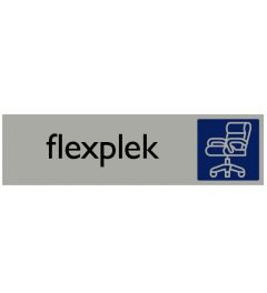 Informatiebord | Flexplek | 165 x 44 mm