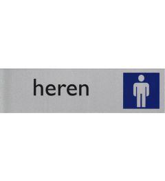 Pictogrambord Heren 165 x 44 mm - Infobord