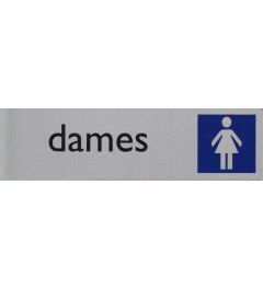 Pictogrambord Dames 165 x 44 mm- Infobord