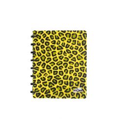 Atoma | Notebook Systeem | Leopard | A5 | geel